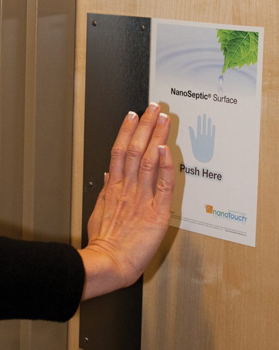 Must See Self-Cleaning touch pads erradicate viruses within minutes.